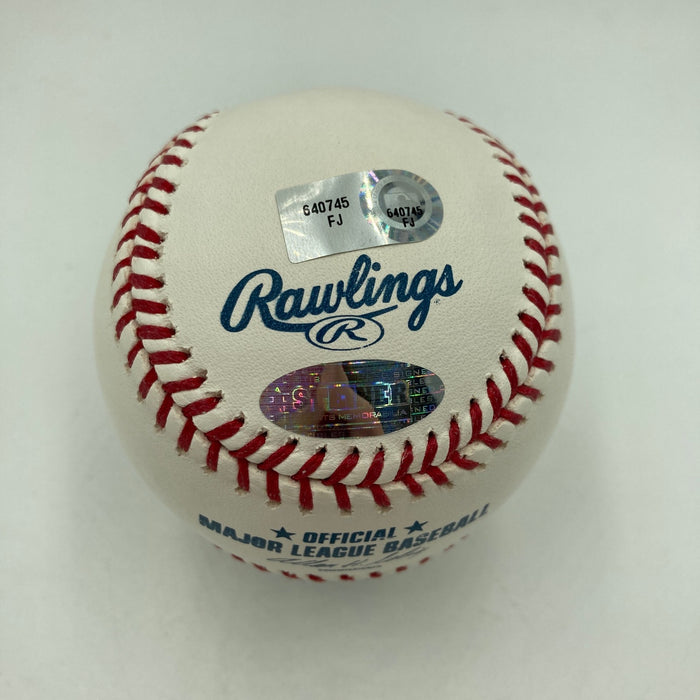 Derek Jeter 3000th Hit 7-9-11 Signed Inscribed DJ3K Baseball MLB & Steiner