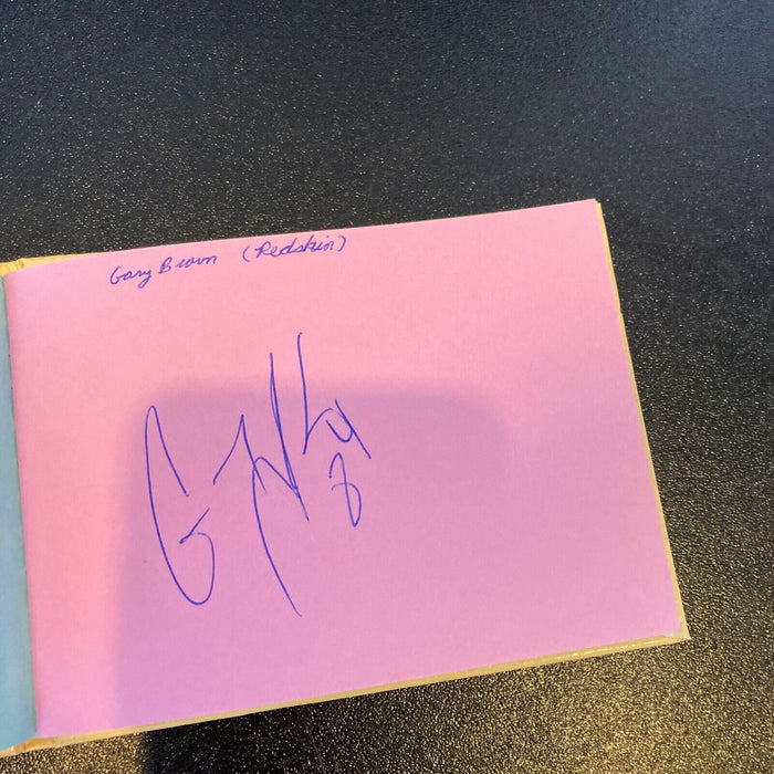 Steelers & Redskins Signed Auto Autograph Album 52 Total Signatures Joe Gibbs
