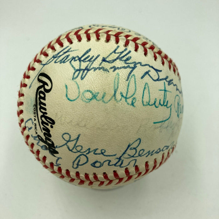 Negro League Hall Of Fame Legends Multi Signed Baseball 31 Sigs JSA COA
