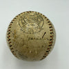 Historic 1921 Cleveland Indians Team Signed Baseball With Tris Speaker PSA DNA