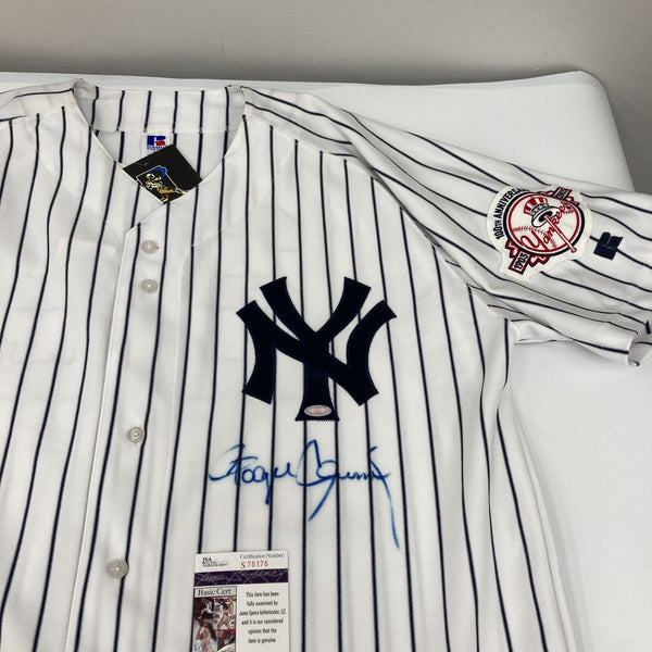 Roger Clemens Signed Authentic Majestic 2003 New York Yankees Jersey JSA COA