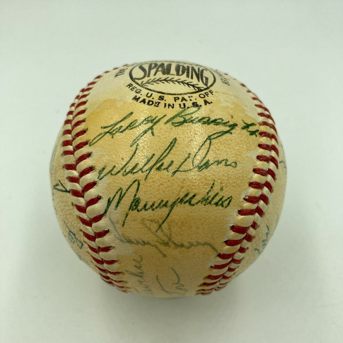 1963 Los Angeles Dodgers World Series Champs Team Signed Baseball JSA COA