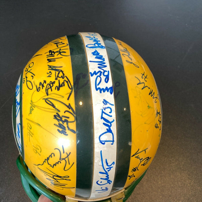 1991 Green Bay Packers Team Signed Full Size Helmet 40+ Sigs With JSA COA