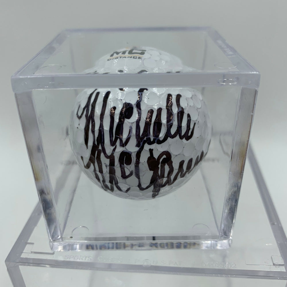 Michelle McGann Signed Autographed Golf Ball PGA With JSA COA