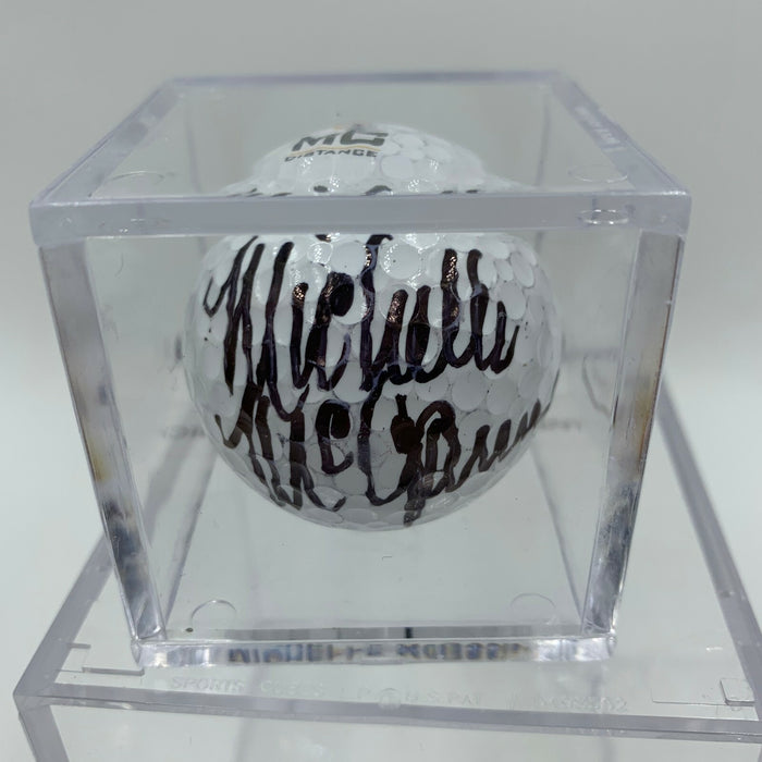 Michelle McGann Signed Autographed Golf Ball PGA With JSA COA
