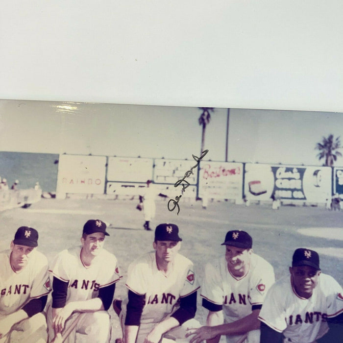 Willie Mays 1951 New York Giants Team Signed Autographed 8x10 Photo With JSA COA