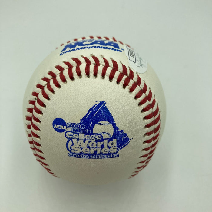 Buster Posey Pre Rookie Signed 2008 College World Series NCAA Baseball JSA COA