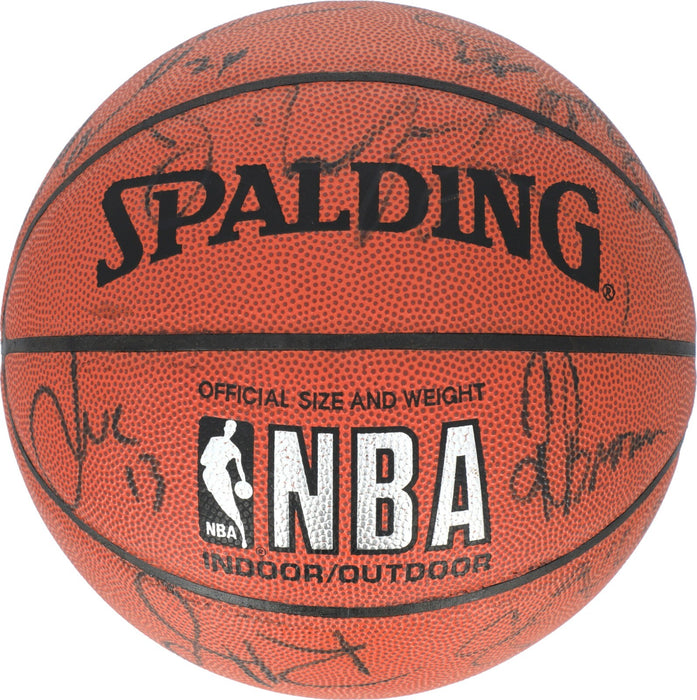 Michael Jordan 1997-98 Chicago Bulls Team Signed Basketball "The Last Dance" JSA