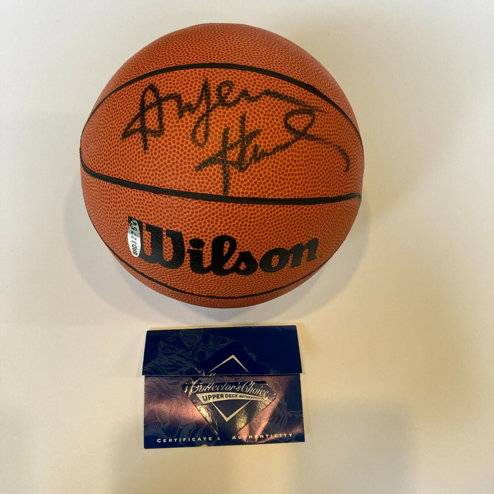 Anfernee 'Penny' Hardaway Signed Mini Basketball UDA Upper Deck COA