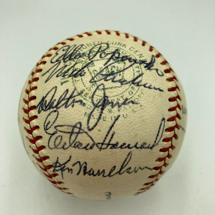 1968 Boston Red Sox Team Signed American League Baseball JSA COA