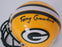 Tony Canadeo Signed Green Bay Packers Riddell Mini Helmet Beckett COA