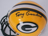 Tony Canadeo Signed Green Bay Packers Riddell Mini Helmet Beckett COA