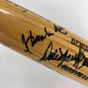 Hank Aaron Eddie Mathews Willie Stargell Gary Carter HOF Signed Baseball Bat JSA