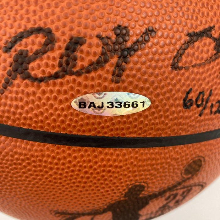 LeBron James "2004 Rookie Of The Year" Signed Basketball With UDA Upper Deck COA