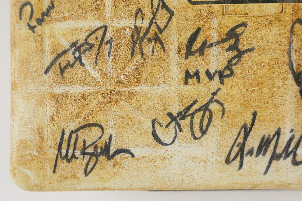 Historic 2004 Boston Red Sox Champs Team Signed Game Used World Series Base PSA