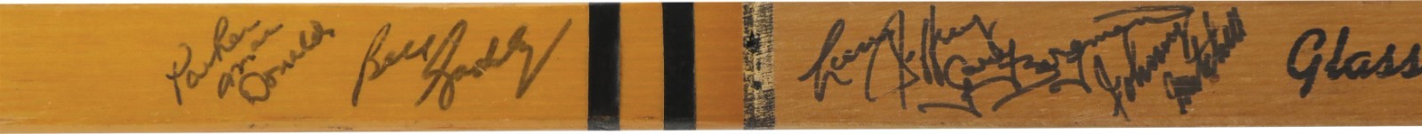 1964-65 Detroit Red Wings Team Signed Gordie Howe Game Issued Hockey Stick JSA