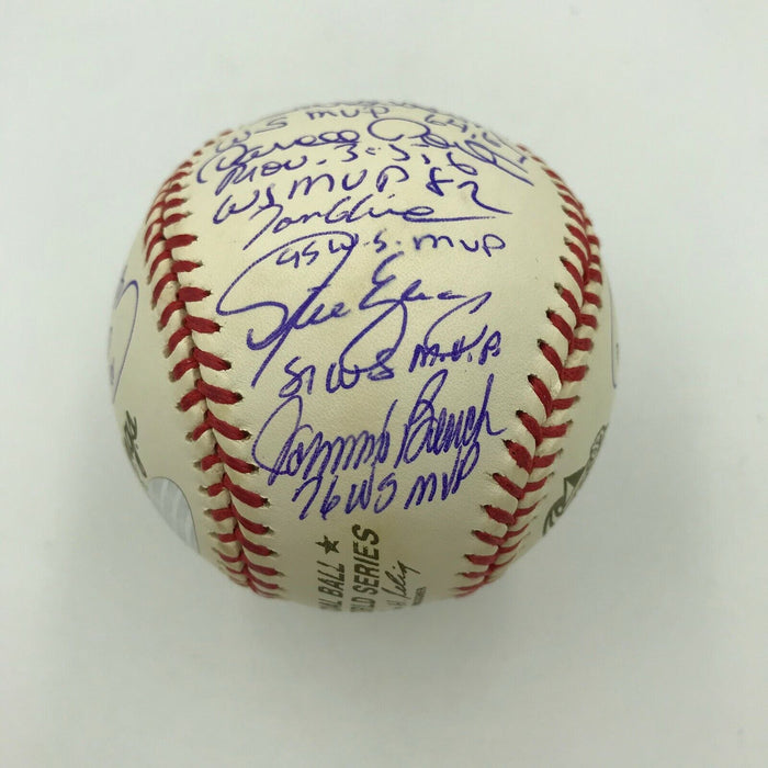 RARE World Series MVP's Multi Signed Baseball 16 Sigs With Steiner COA