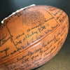 1934 First NFL All Star Game Signed Football Bronko Nagurski Red Grange JSA COA