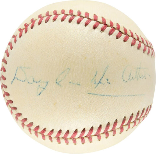 General Douglas MacArthur Single Signed Baseball PSA DNA COA World War 2 WWII