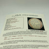 Hank Greenberg Joe Dimaggio 1960's Hall Of Fame Multi Signed Baseball JSA COA