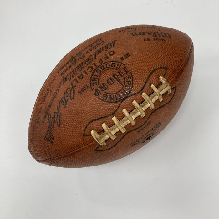1962 Green Bay Packers NFL Champs Team Signed Football PSA DNA