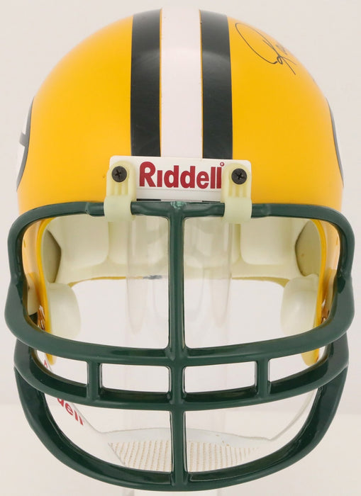 Ray Nitschke "H.O.F. 1978 Super Bowl I & II" Signed Green Bay Packers Helmet PSA