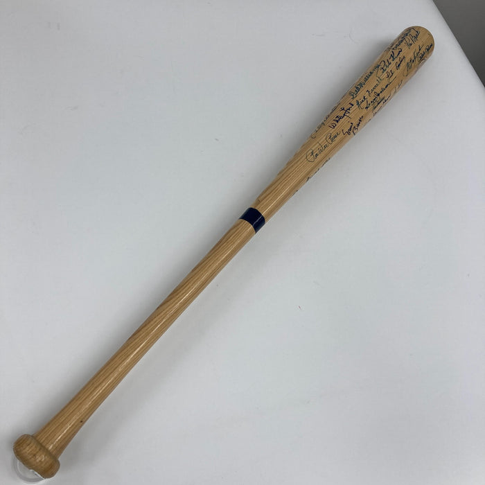 Beautiful Hall Of Fame Multi Signed Baseball Bat 41 Sigs Ted Williams Mays JSA