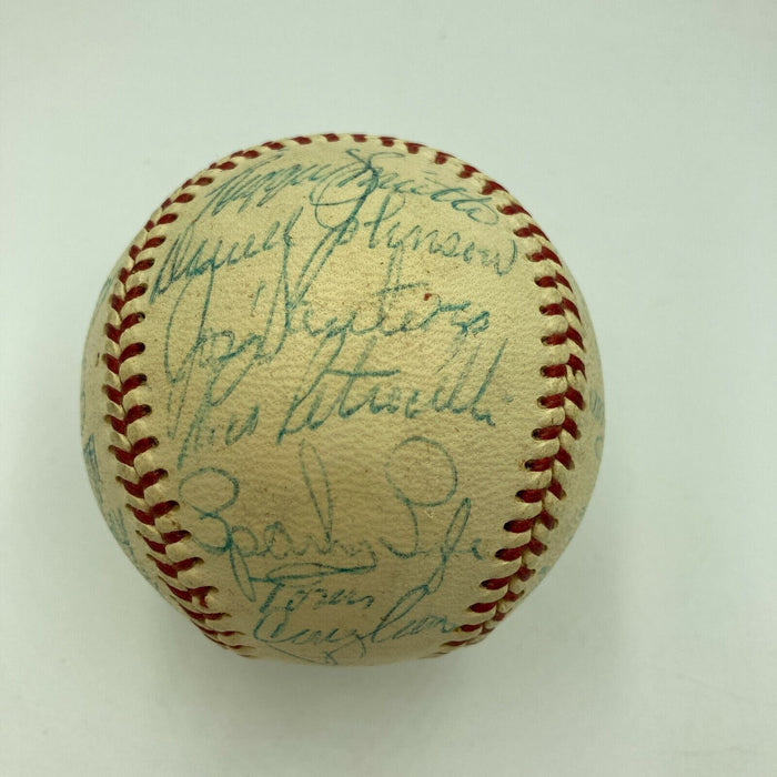 1969 Boston Red Sox Team Signed American League Baseball Carl Yastrzemski JSA