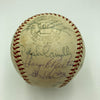 Joe Dimaggio 1960's Yankees Old Timers Day Multi Signed Baseball JSA COA