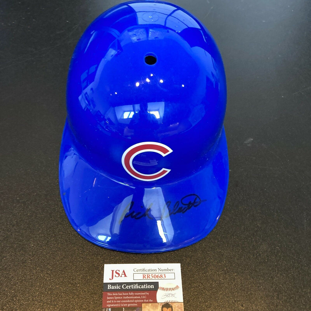 Rick Bladt Signed Full Size Chicago Cubs Baseball Helmet 1969 Cubs JSA COA