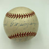 1935 James J. Braddock Single Signed Baseball "Cinderella Man" Boxing JSA COA