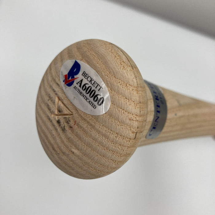 Nolan Ryan Tom Seaver  3,000 Strikeout Club Signed Baseball Bat Beckett COA