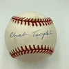 Chuck Templeton Single Signed National League Baseball 1955 Brooklyn Dodgers JSA