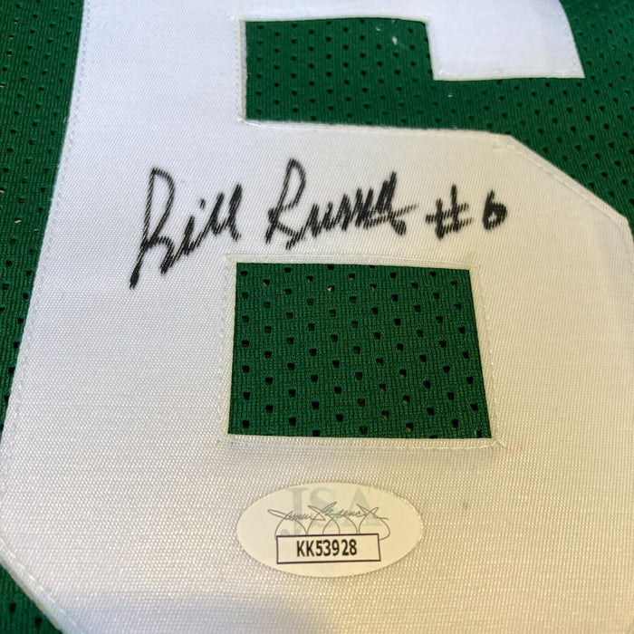 Bill Russell #6 Signed Autographed Boston Celtics Jersey With JSA COA