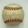 1953 New York Yankees World Series Champs Team Signed Baseball Mickey Mantle JSA