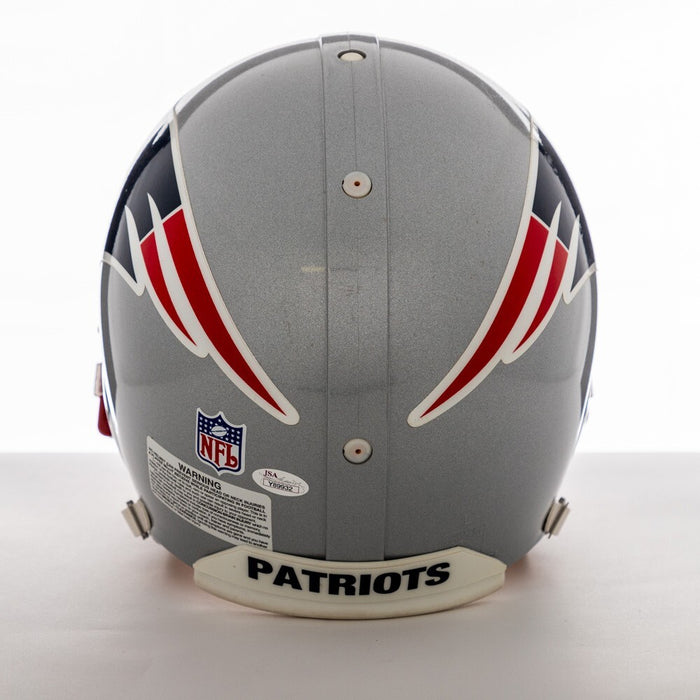 Randy Moss Signed New England Patriots Full-Size Riddell Authentic Helmet JSA