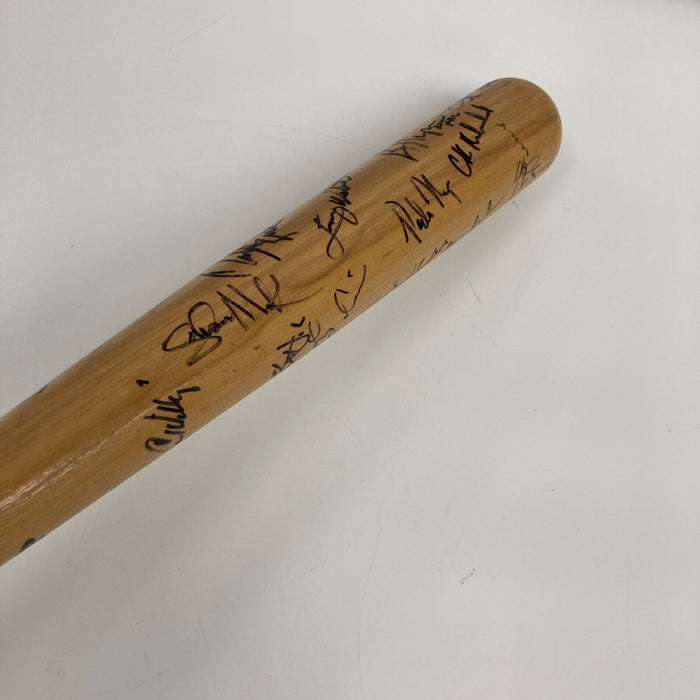 Kirby Puckett 1993 Minnesota Twins Team Signed Rawlings Bat Beckett COA