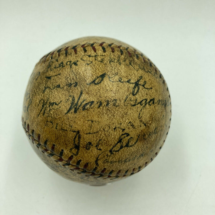 Historic 1922 Cleveland Indians Team Signed Baseball With Tris Speaker JSA COA