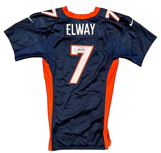 John Elway Signed 1997 Denver Broncos Nike Pro Cut Game Jersey JSA COA
