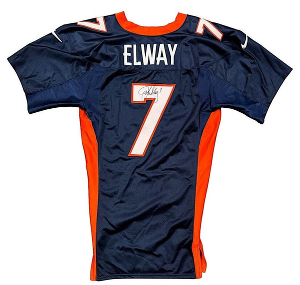 John Elway Signed 1997 Denver Broncos Nike Pro Cut Game Jersey JSA COA