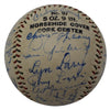 The Finest 1930 NY Yankees Team Signed Baseball Babe Ruth & Lou Gehrig JSA COA