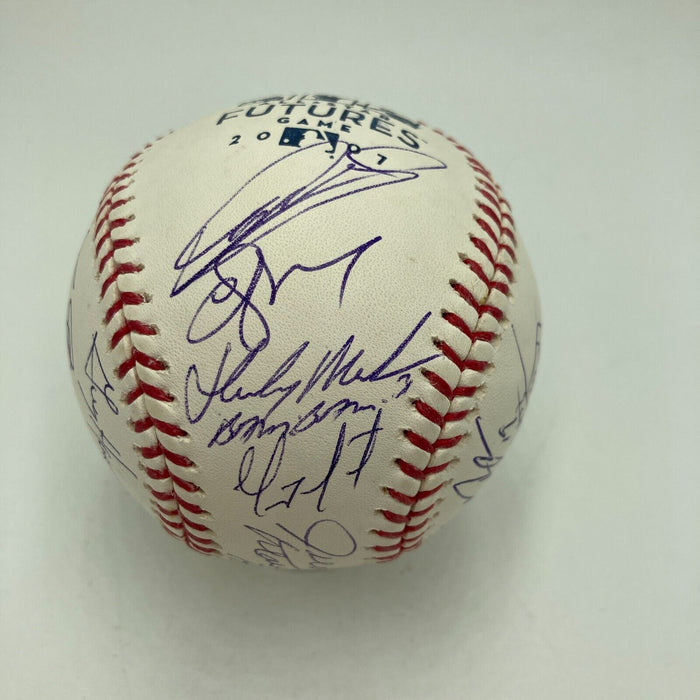 2007 All Star Game Futures Game Team Signed Baseball Joey Votto MLB Authentic