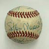 1970's Old Timers Day HOF Multi Signed Baseball Stan Musial Casey Stengel JSA