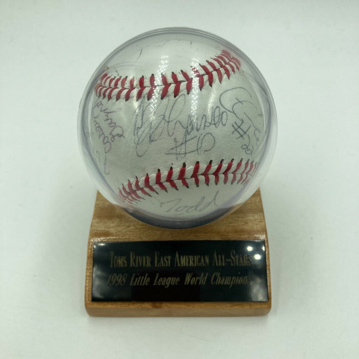 1998 Toms River Little League World Series Champions Team Signed Baseball JSA