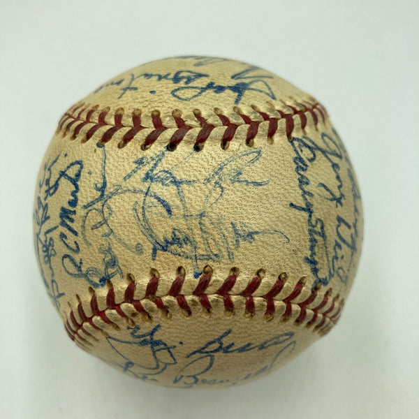 Beautiful 1969-1970 New York Mets Team Signed Baseball Nolan Ryan JSA COA