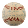 1958 New York Yankees W.S. Champs Team Signed Baseball Mickey Mantle Maris JSA
