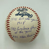 Joe Morgan Signed Heavily Inscribed Career STAT Baseball Reggie Jackson COA