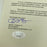 Pie Traynor Single Signed Official National League Baseball JSA COA