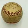 Phil Rizzuto 1940 Kansas City Blues Rookie Minor League Team Signed Baseball JSA