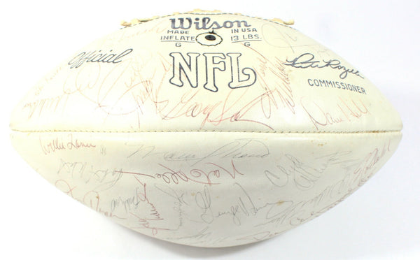 1973 Kansas City Chiefs Team-Signed Football 44 Signatures JSA COA